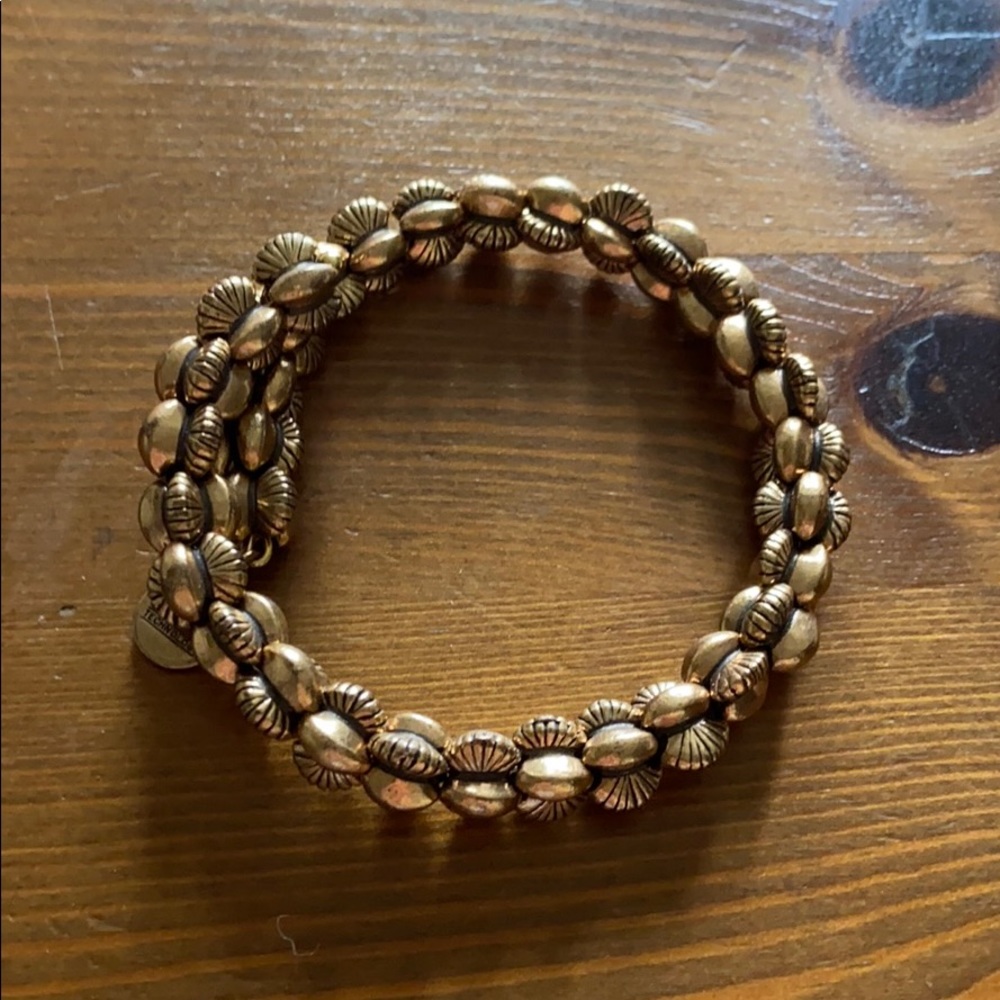 Alex and Ani Shell Wrap Bracelet